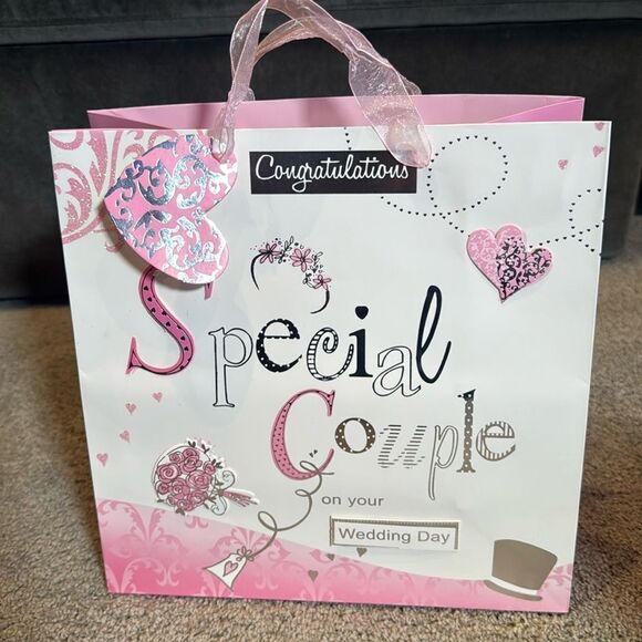 Gorgeous Large Wedding Gift Bags with Card 11.5”x 11.5”x 5.5” (12 Bags) NEW - Picture 7 of 16